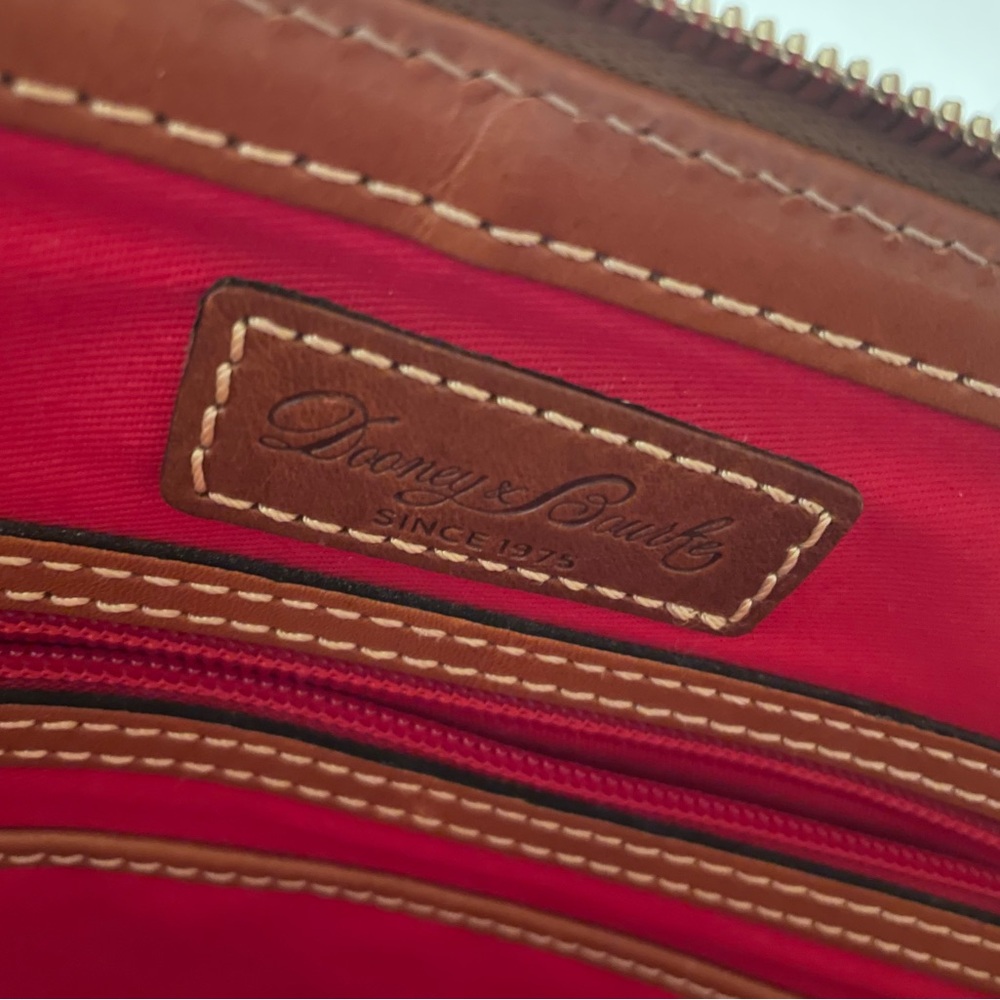Dooney & Bourke Double Handle Plaid Purse - Picture 5 of 9